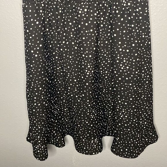 Forever 21 Black and White Speckled Polka Dot MIDI Dress Size XS - Picture 4 of 10